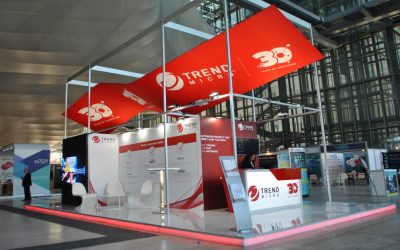 Trend Micro exhibition stand design for Cybertech